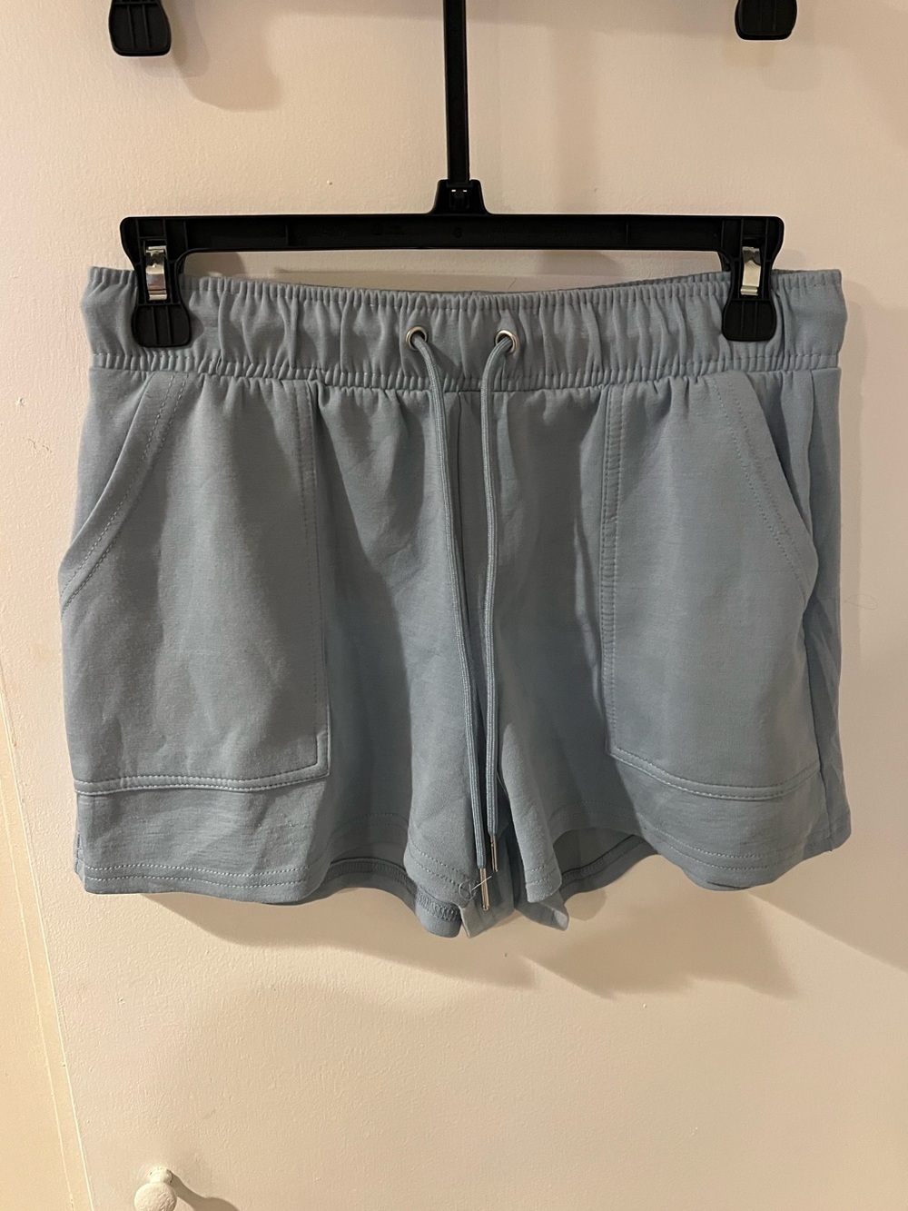 Light Blue Drawstring Lounge Shorts